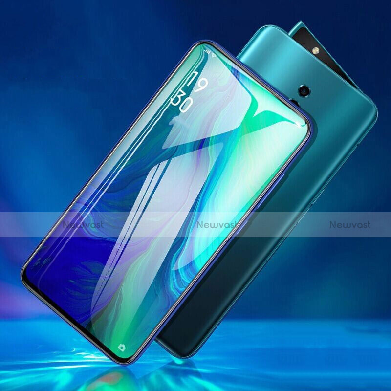 Ultra Clear Full Screen Protector Tempered Glass for Oppo Reno 10X Zoom Black