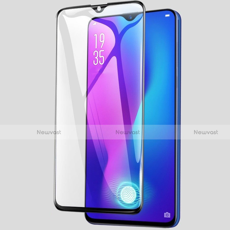 Ultra Clear Full Screen Protector Tempered Glass for Oppo Reno3 A Black