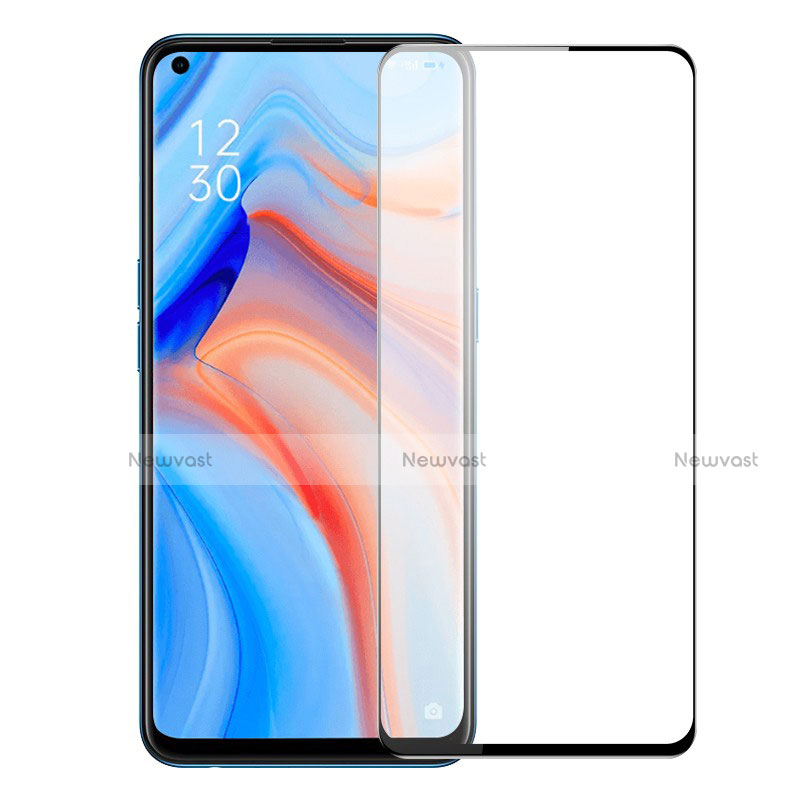 Ultra Clear Full Screen Protector Tempered Glass for Oppo Reno5 5G Black