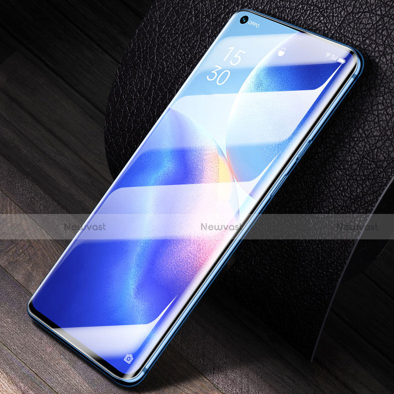 Ultra Clear Full Screen Protector Tempered Glass for Oppo Reno5 Pro+ Plus 5G Black