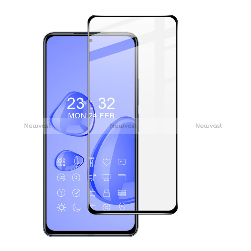 Ultra Clear Full Screen Protector Tempered Glass for Oppo Reno9 Pro+ Plus 5G Black