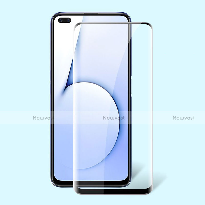 Ultra Clear Full Screen Protector Tempered Glass for Realme X50 5G Black