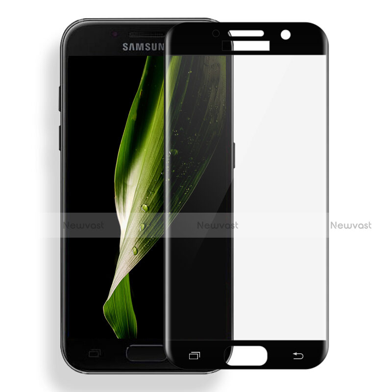 Ultra Clear Full Screen Protector Tempered Glass for Samsung Galaxy A5 (2017) Duos Black