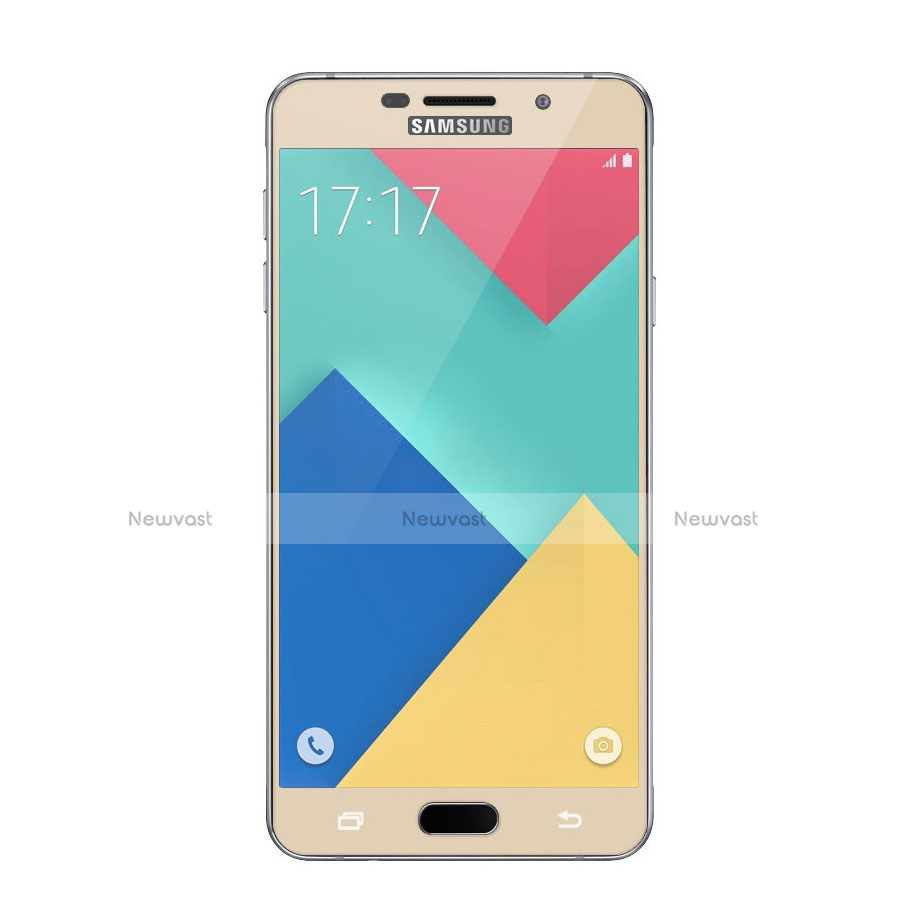 Ultra Clear Full Screen Protector Tempered Glass for Samsung Galaxy A9 Pro (2016) SM-A9100 Gold