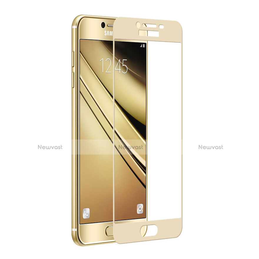 Ultra Clear Full Screen Protector Tempered Glass for Samsung Galaxy C5 SM-C5000 Gold
