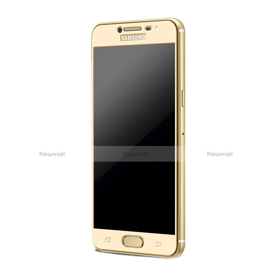 Ultra Clear Full Screen Protector Tempered Glass for Samsung Galaxy C7 SM-C7000 Gold