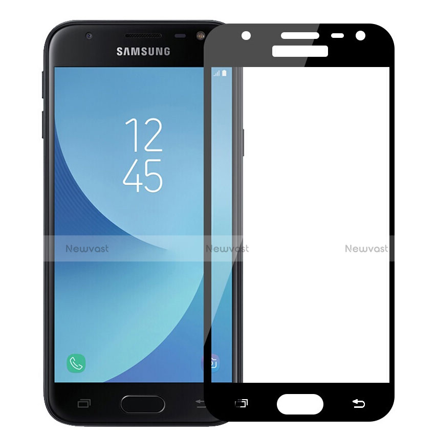 Ultra Clear Full Screen Protector Tempered Glass for Samsung Galaxy J3 (2017) J330F DS Black