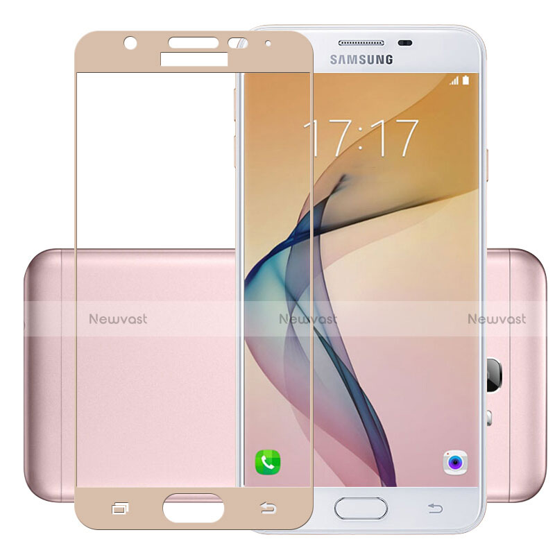 Ultra Clear Full Screen Protector Tempered Glass for Samsung Galaxy J5 Prime G570F Gold