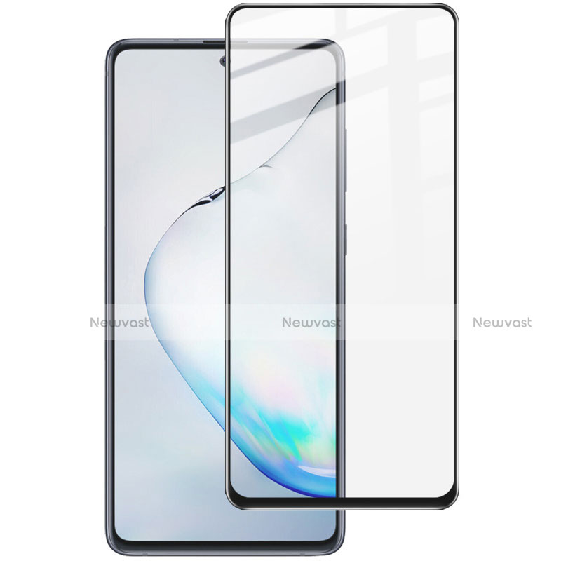 Ultra Clear Full Screen Protector Tempered Glass for Samsung Galaxy M60s Black