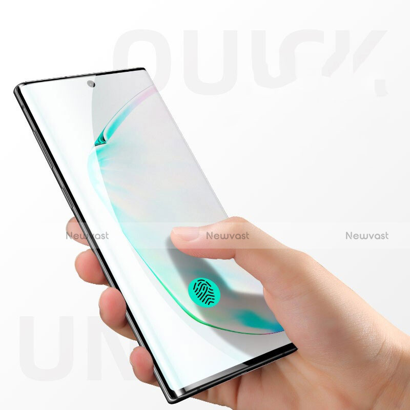 Ultra Clear Full Screen Protector Tempered Glass for Samsung Galaxy Note 10 5G Black