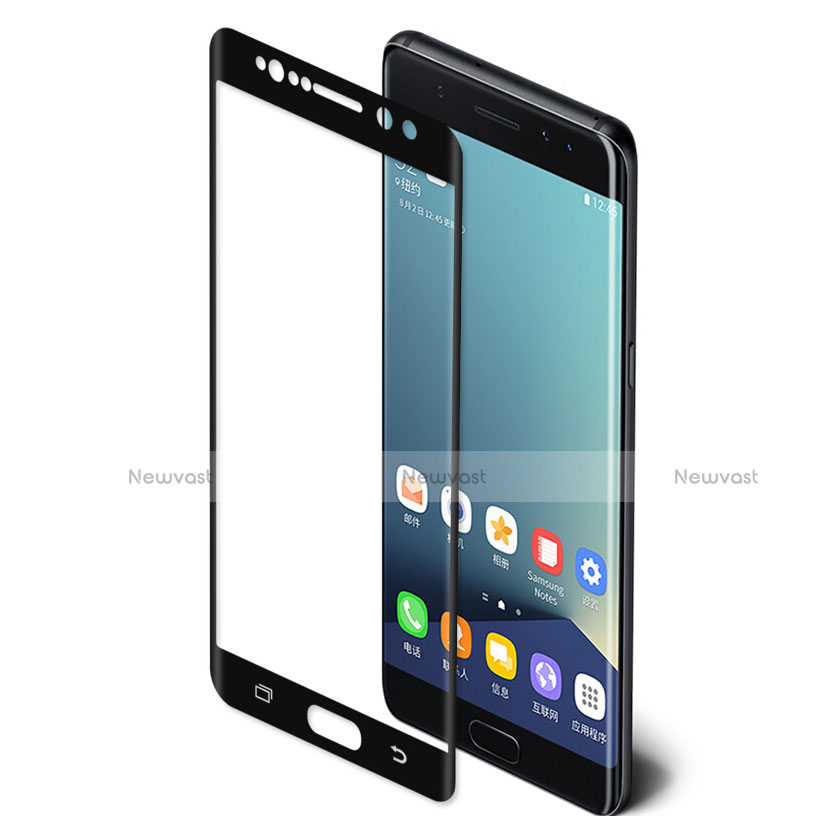 Ultra Clear Full Screen Protector Tempered Glass for Samsung Galaxy Note 7 Black