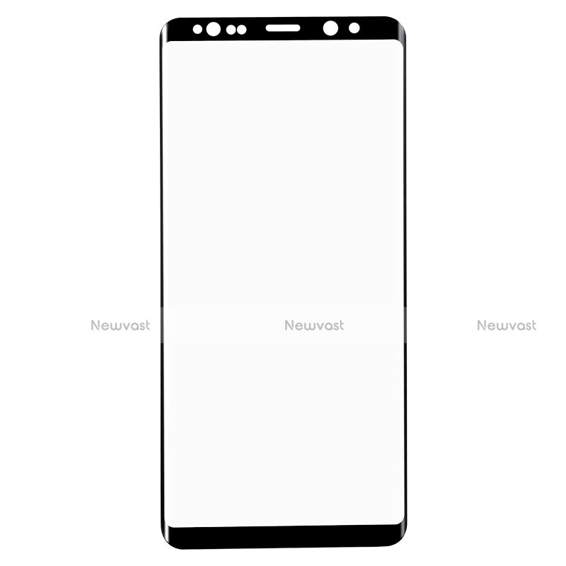 Ultra Clear Full Screen Protector Tempered Glass for Samsung Galaxy Note 8 Black