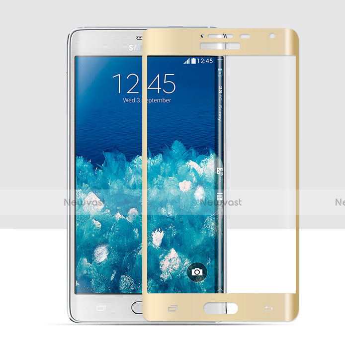 Ultra Clear Full Screen Protector Tempered Glass for Samsung Galaxy Note Edge SM-N915F Gold