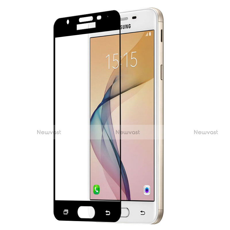 Ultra Clear Full Screen Protector Tempered Glass for Samsung Galaxy On5 (2016) G570 G570F Black