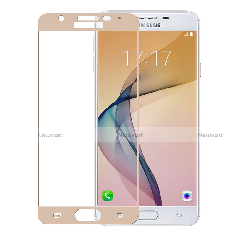 Ultra Clear Full Screen Protector Tempered Glass for Samsung Galaxy On5 (2016) G570 G570F Gold