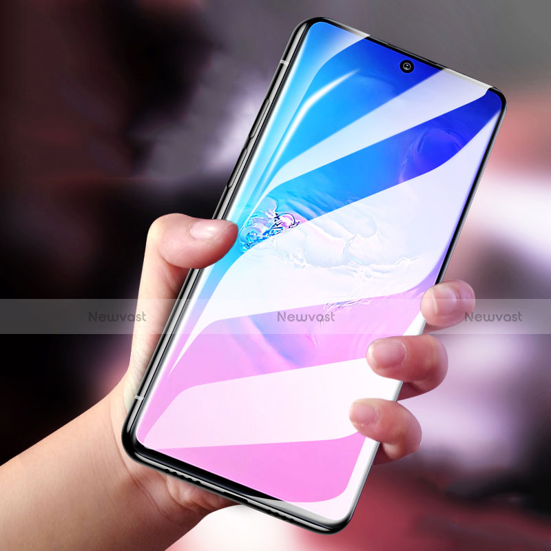 Ultra Clear Full Screen Protector Tempered Glass for Samsung Galaxy S10 Lite Black