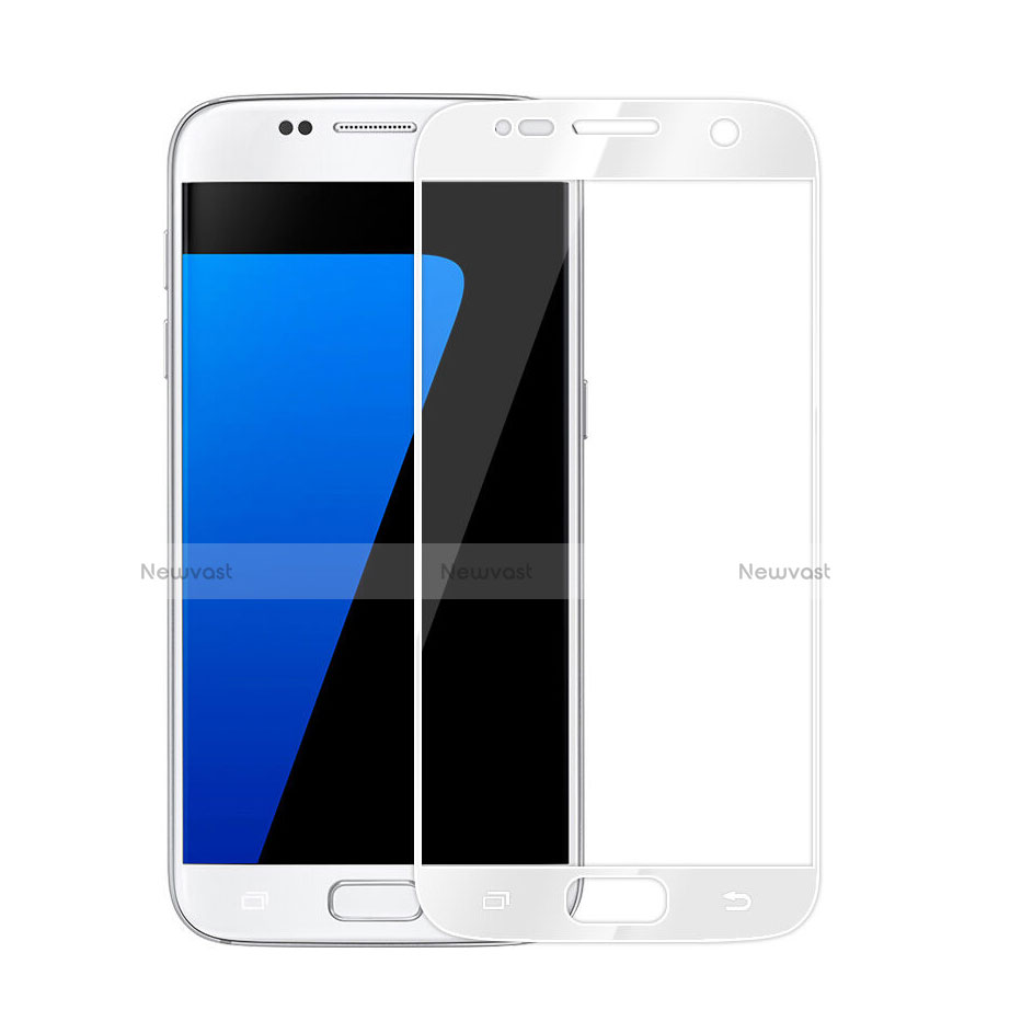 Ultra Clear Full Screen Protector Tempered Glass for Samsung Galaxy S6 Duos SM-G920F G9200 White