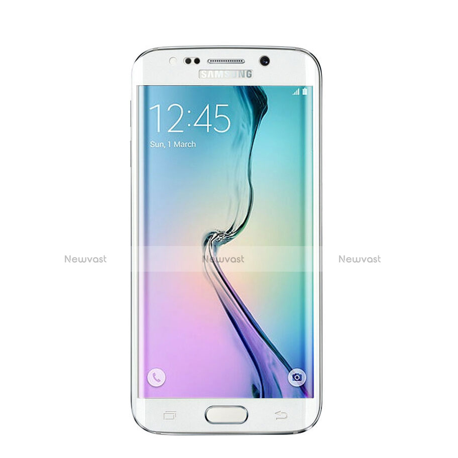 Ultra Clear Full Screen Protector Tempered Glass for Samsung Galaxy S6 Edge+ Plus SM-G928F White