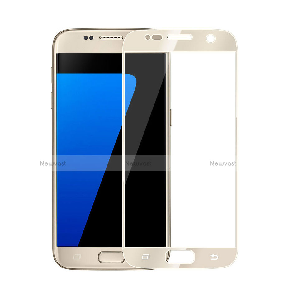 Ultra Clear Full Screen Protector Tempered Glass for Samsung Galaxy S6 SM-G920 Gold