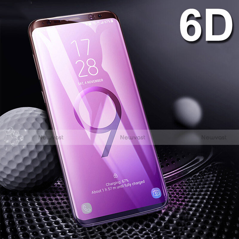 Ultra Clear Full Screen Protector Tempered Glass for Samsung Galaxy S9 Black