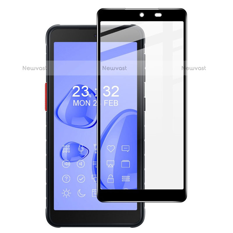 Ultra Clear Full Screen Protector Tempered Glass for Samsung Galaxy XCover 5 SM-G525F Black