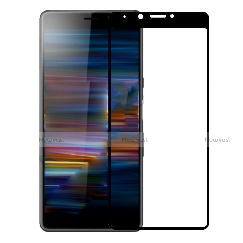 Ultra Clear Full Screen Protector Tempered Glass for Sony Xperia L3 Black