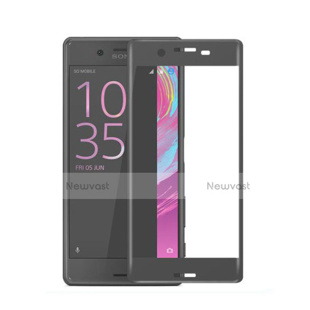 Ultra Clear Full Screen Protector Tempered Glass for Sony Xperia X Black