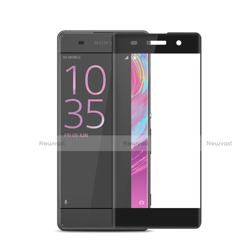 Ultra Clear Full Screen Protector Tempered Glass for Sony Xperia XA F3111 (2016) Black