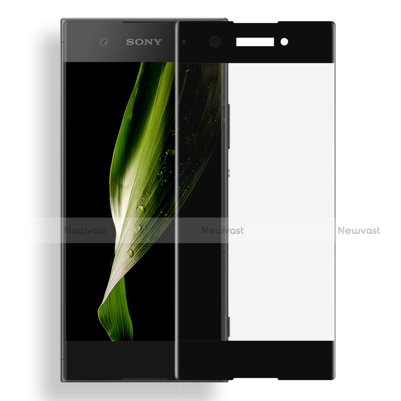 Ultra Clear Full Screen Protector Tempered Glass for Sony Xperia XA1 Black