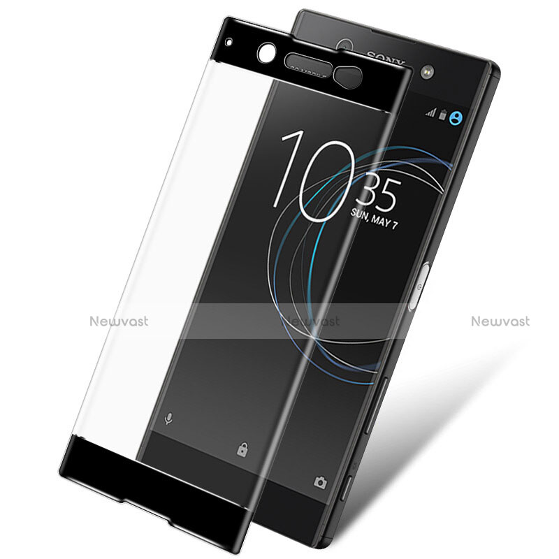 Ultra Clear Full Screen Protector Tempered Glass for Sony Xperia XA1 Ultra Black