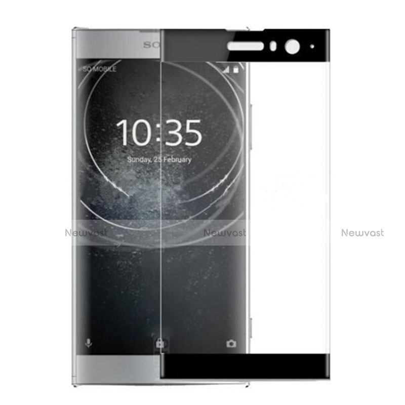 Ultra Clear Full Screen Protector Tempered Glass for Sony Xperia XA2 Plus Black