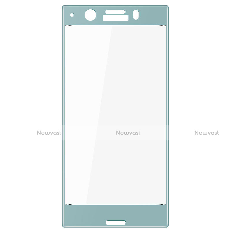 Ultra Clear Full Screen Protector Tempered Glass for Sony Xperia XZ1 Compact Blue