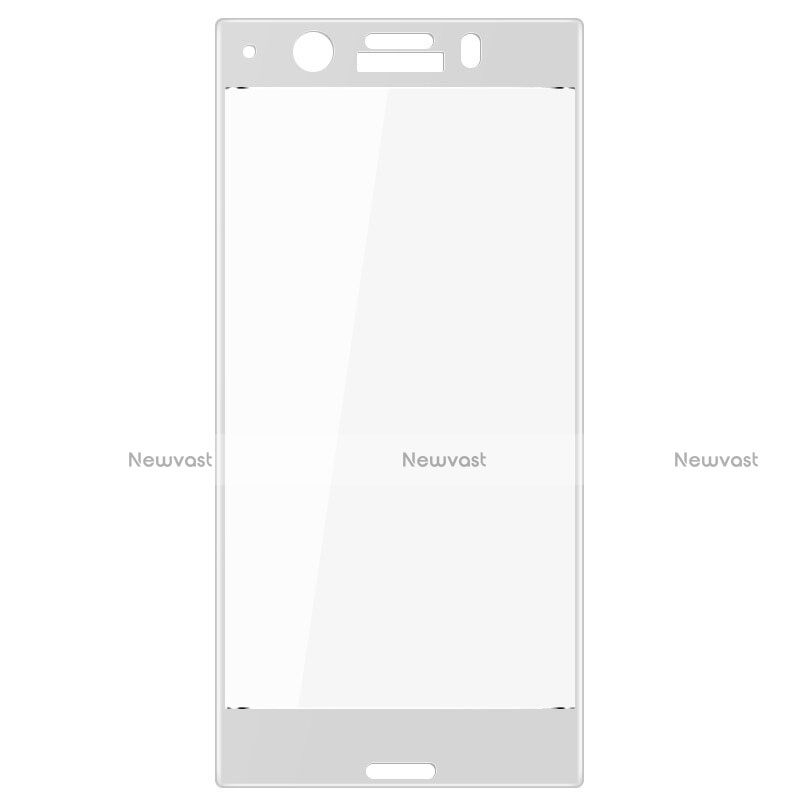 Ultra Clear Full Screen Protector Tempered Glass for Sony Xperia XZ1 Compact White