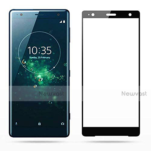 Ultra Clear Full Screen Protector Tempered Glass for Sony Xperia XZ2 Black