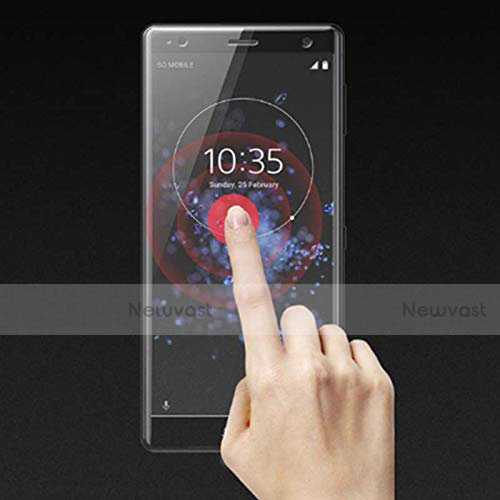 Ultra Clear Full Screen Protector Tempered Glass for Sony Xperia XZ2 Compact Black