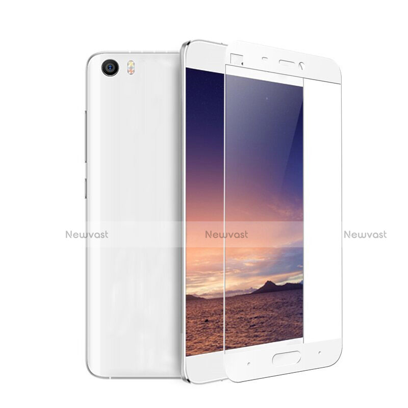 Ultra Clear Full Screen Protector Tempered Glass for Xiaomi Mi 5 White