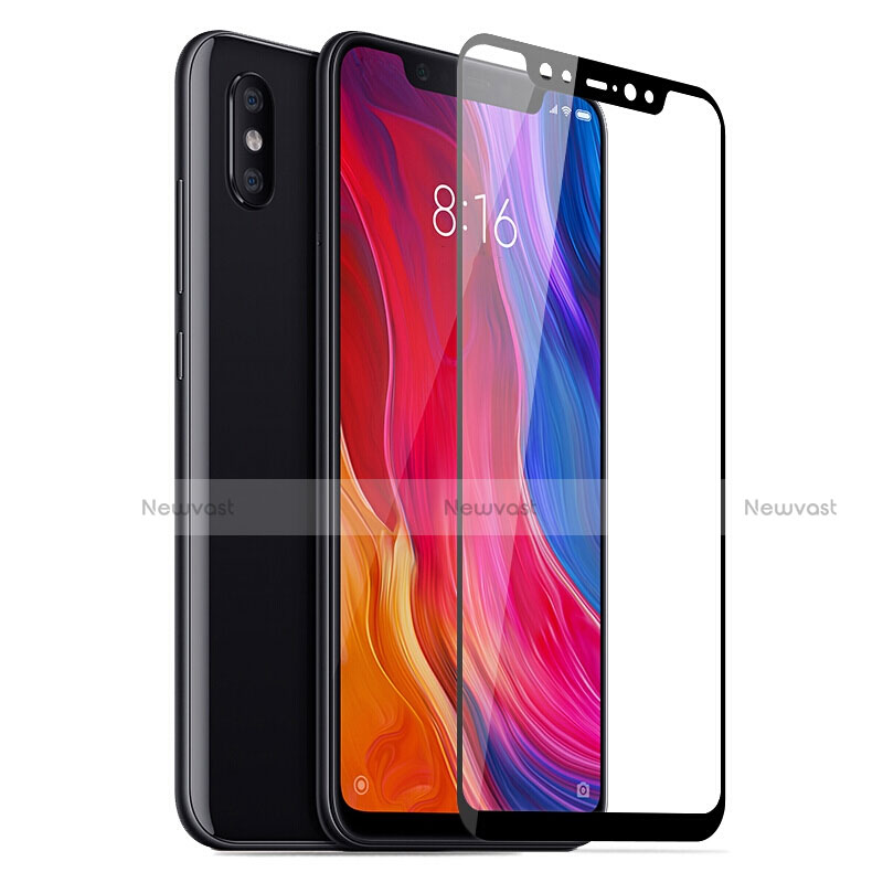 Ultra Clear Full Screen Protector Tempered Glass for Xiaomi Mi 8 Pro Global Version Black