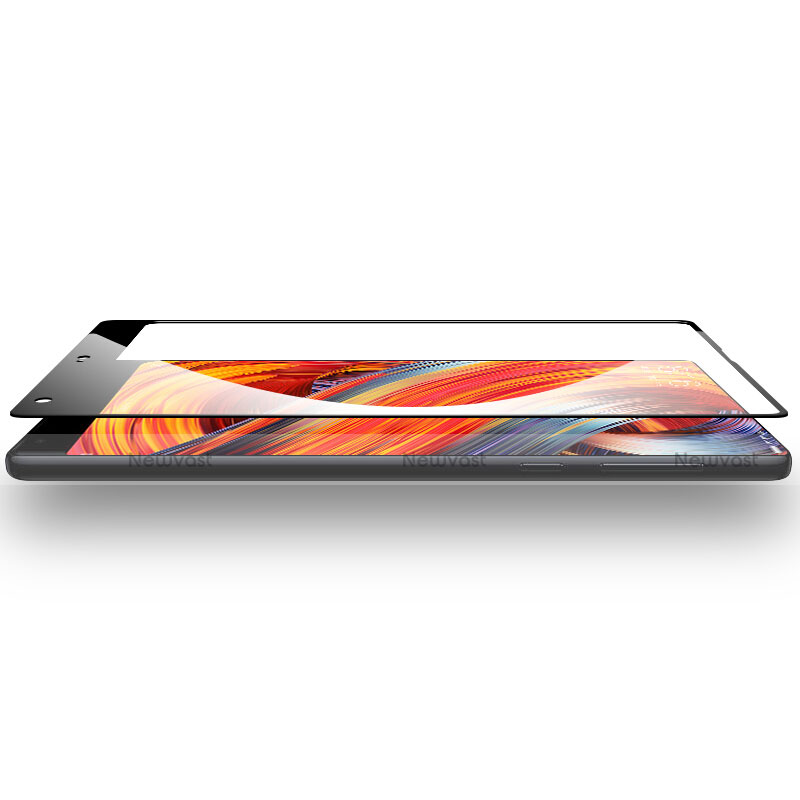 Ultra Clear Full Screen Protector Tempered Glass for Xiaomi Mi Mix 2 Black