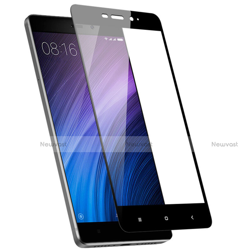 Ultra Clear Full Screen Protector Tempered Glass for Xiaomi Redmi 4 Prime High Edition Black