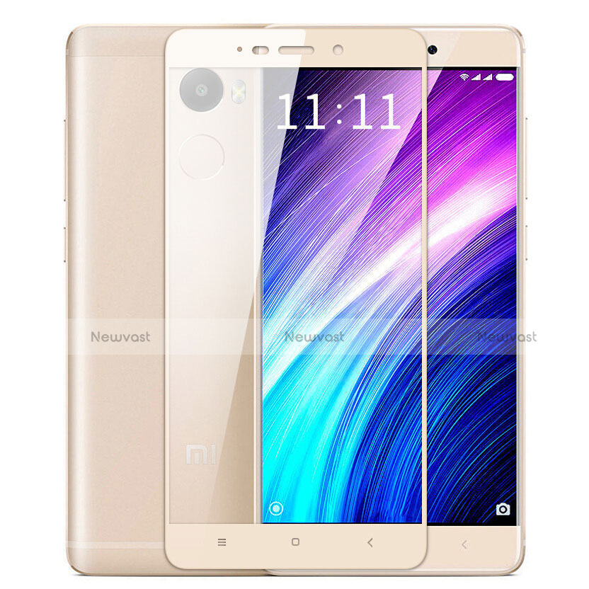 Ultra Clear Full Screen Protector Tempered Glass for Xiaomi Redmi 4 Standard Edition Gold