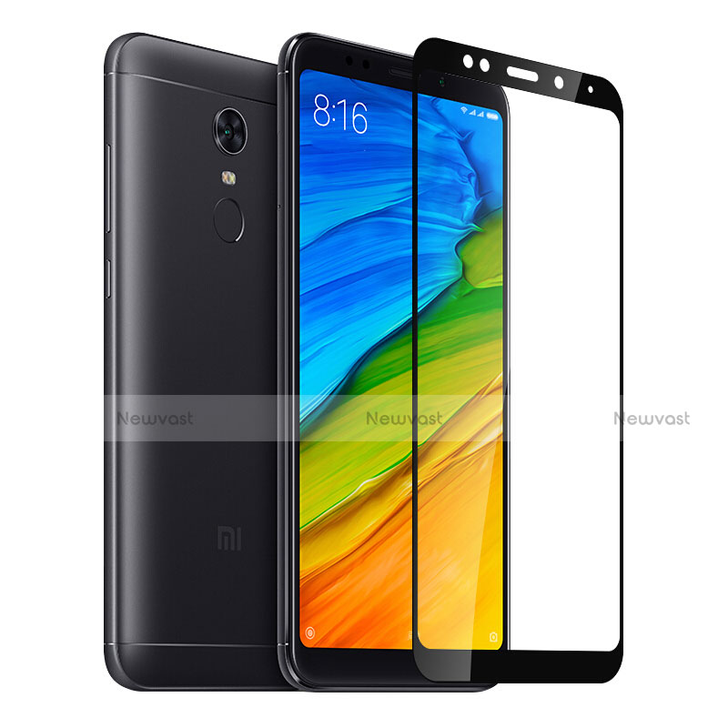 Ultra Clear Full Screen Protector Tempered Glass for Xiaomi Redmi 5 Plus Black