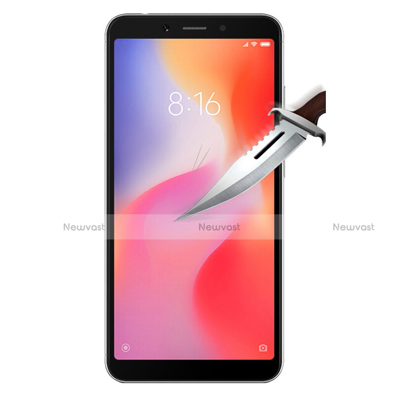 Ultra Clear Full Screen Protector Tempered Glass for Xiaomi Redmi 6 Black