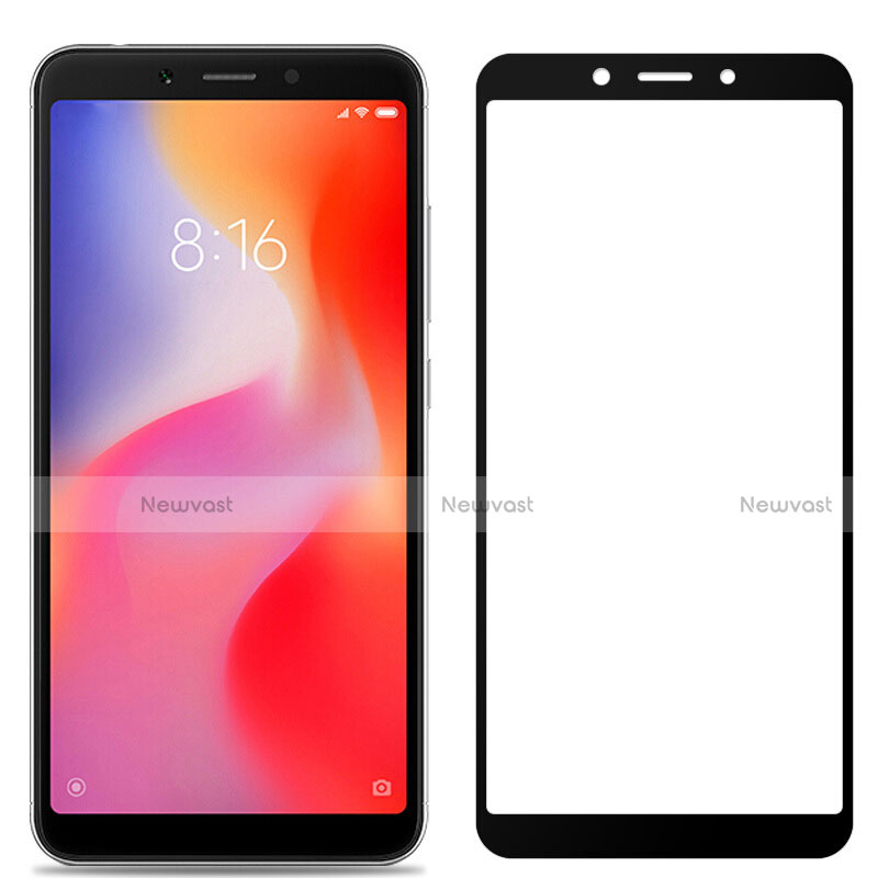 Ultra Clear Full Screen Protector Tempered Glass for Xiaomi Redmi 6 Black