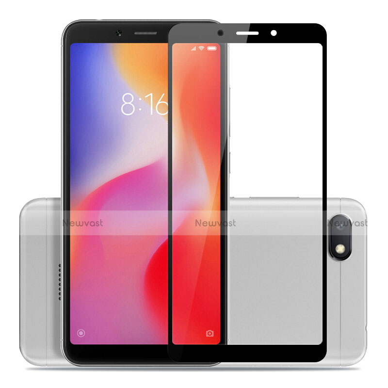 Ultra Clear Full Screen Protector Tempered Glass for Xiaomi Redmi 6A Black