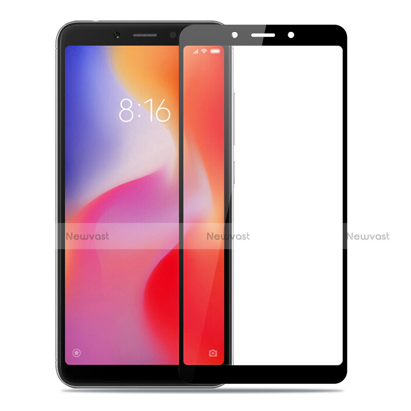 Ultra Clear Full Screen Protector Tempered Glass for Xiaomi Redmi 6A Black