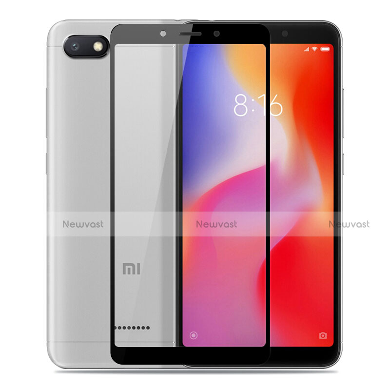 Ultra Clear Full Screen Protector Tempered Glass for Xiaomi Redmi 6A Black