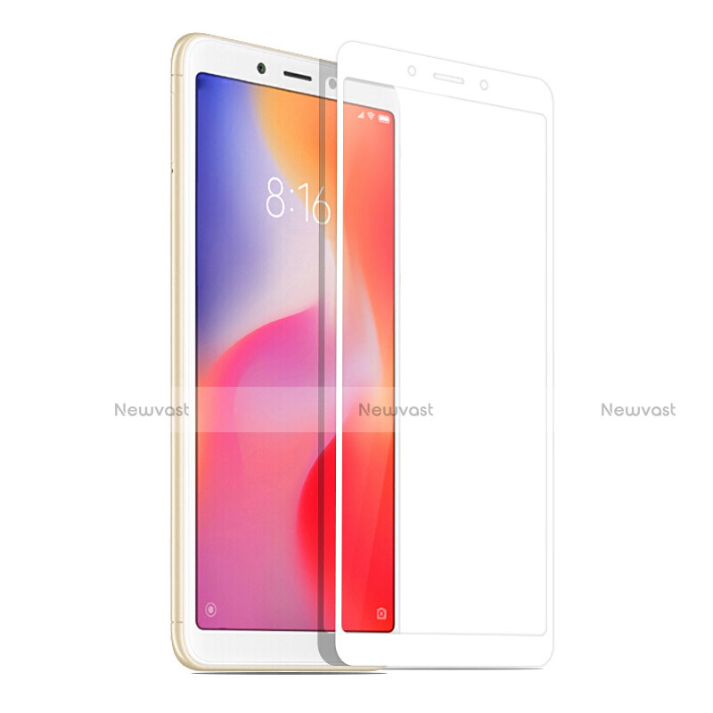 Ultra Clear Full Screen Protector Tempered Glass for Xiaomi Redmi 6A White