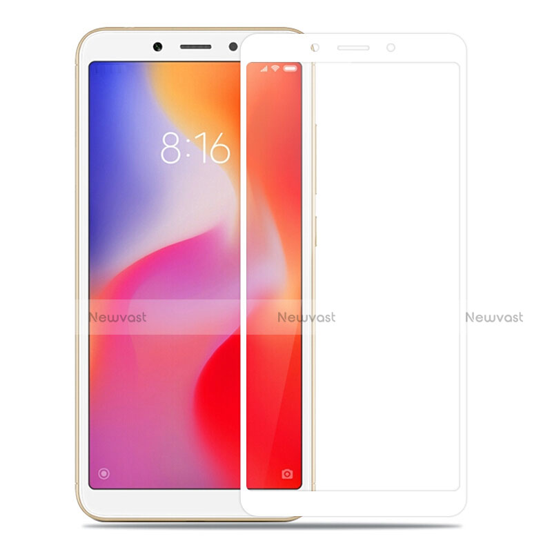 Ultra Clear Full Screen Protector Tempered Glass for Xiaomi Redmi 6A White