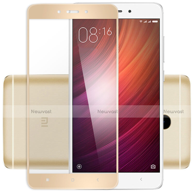 Ultra Clear Full Screen Protector Tempered Glass for Xiaomi Redmi Note 4X Gold