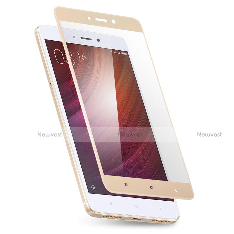 Ultra Clear Full Screen Protector Tempered Glass for Xiaomi Redmi Note 4X Gold